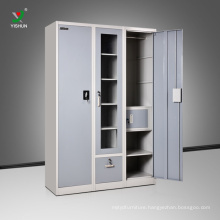 high quality 3 door painting drawer India almirah design with price